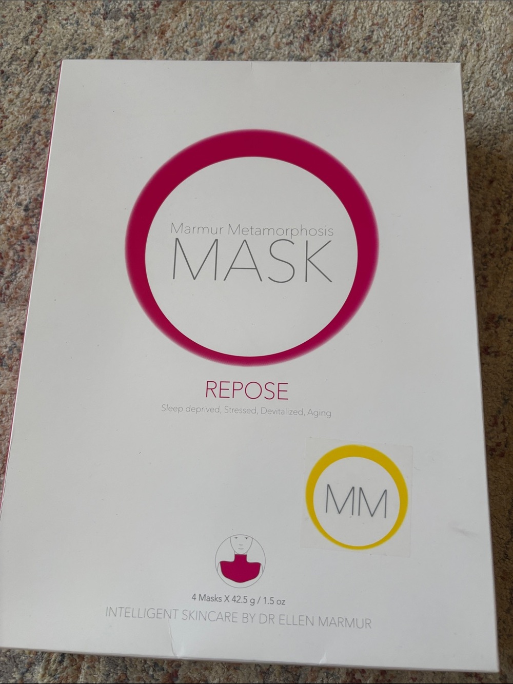 Repose  4 Masks  - Pink & White Packaging